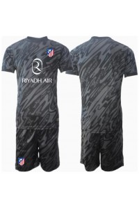 Atletico Madrid Keeper Babyklær Hjemme Fotballdrakt til barn 2024-25 Korte ermer (+ Korte bukser)